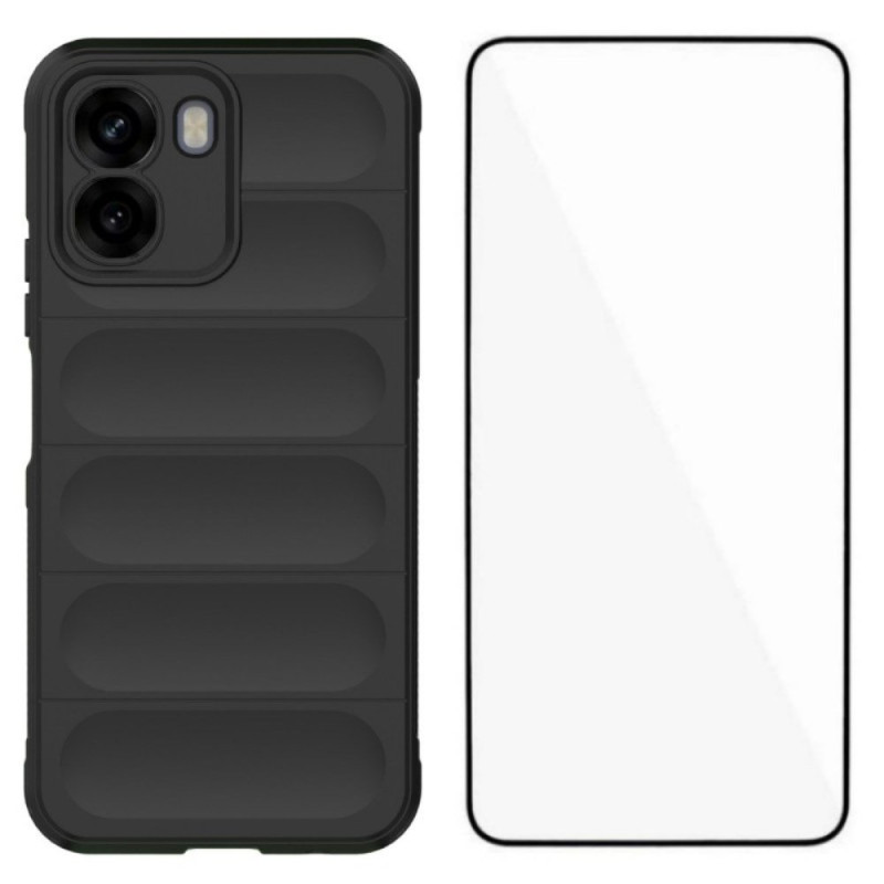 Oppo A6X 5G / 4G antislip hoesje met screenprotector