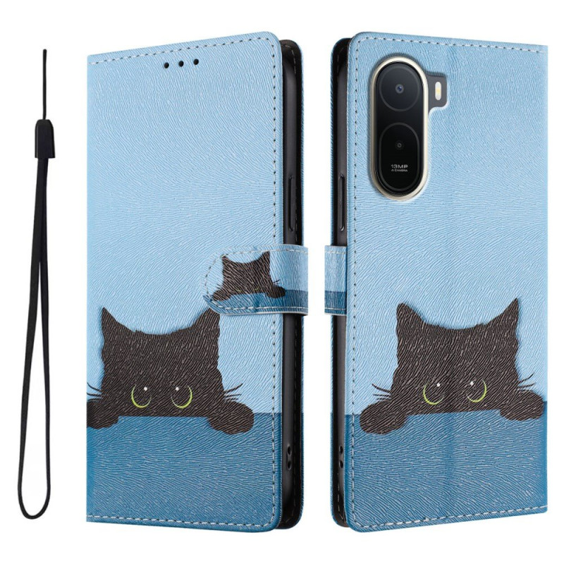 Xiaomi Redmi A7 Pro Cat Cat Case Zwart