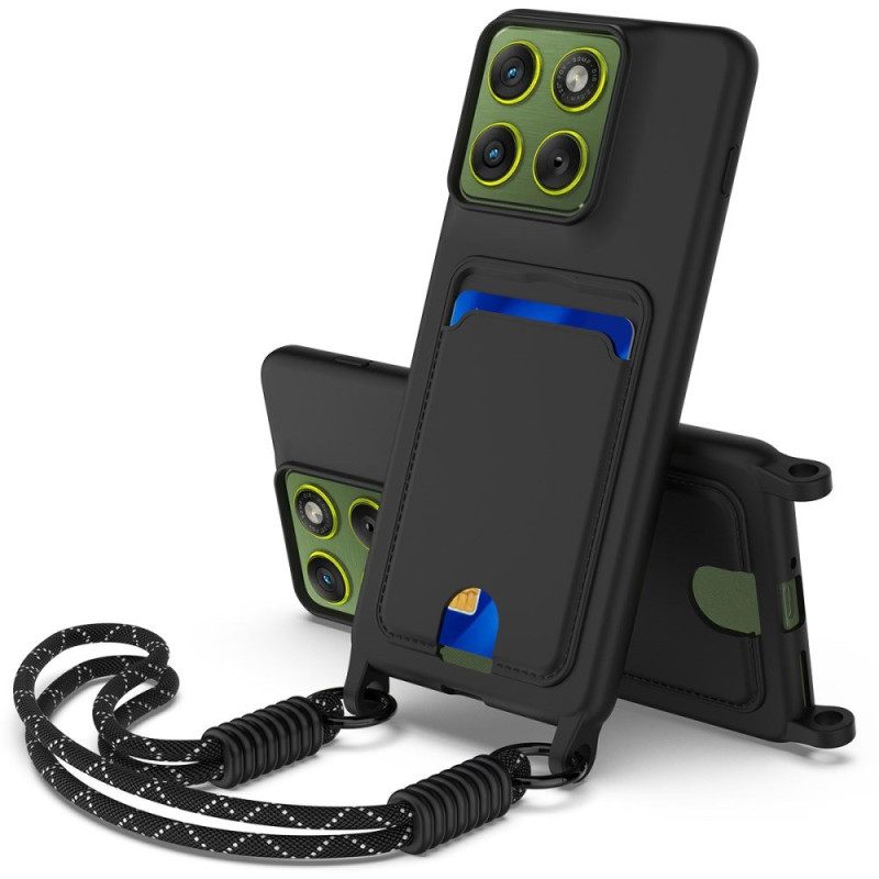 Hoesje met snoer Motorola Edge 70 Kaarttasje