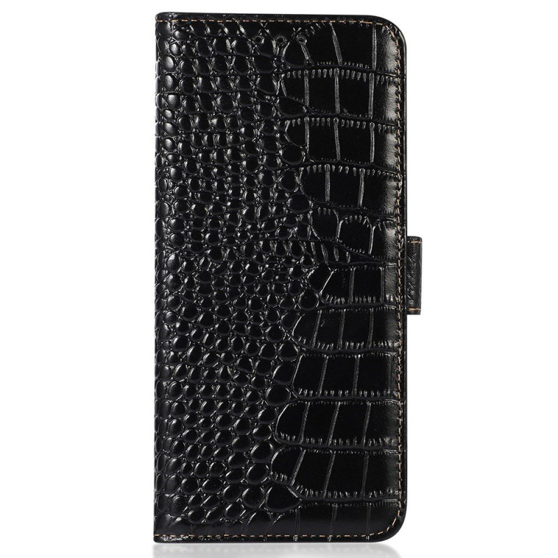Beschermhoes Motorola Edge 70 5G - Anti-RFID krokodillenstructuur