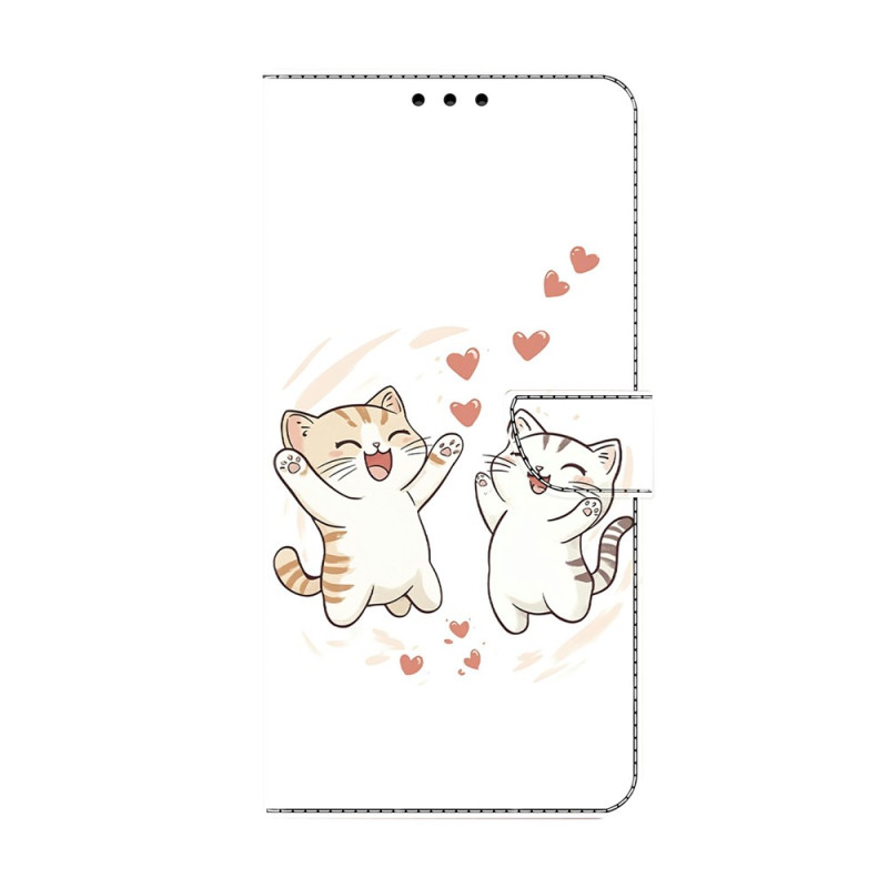 Moto G77 / G67 Love Cats hoesje