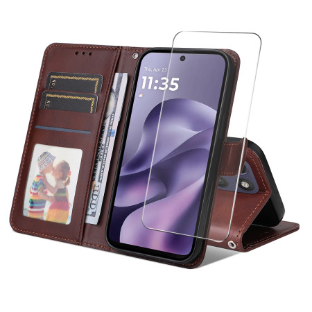 Moto G77 / G67 Kunstleren...
