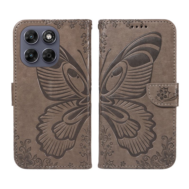 Moto G77 / G67 Grafisch Vlinder Etui