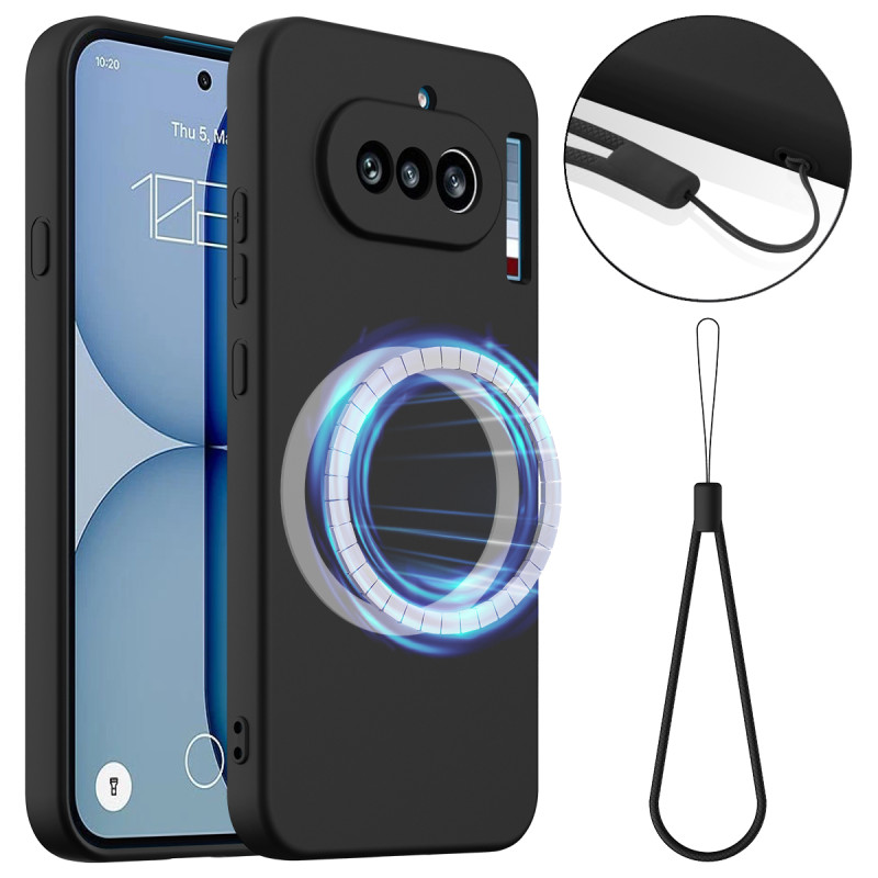 Niets Telefoonhoesje (4a) Magnetisch met Sleutelkoord