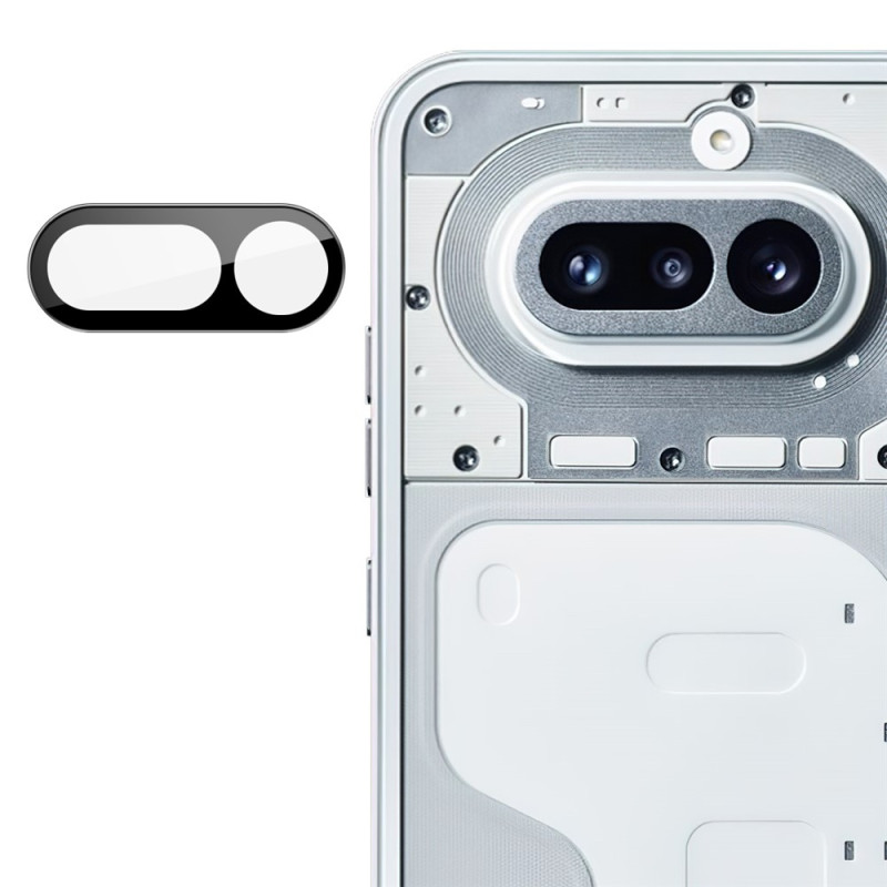 Gehard glas beschermende lens voor Nothing Phone (4a) zwarte versie