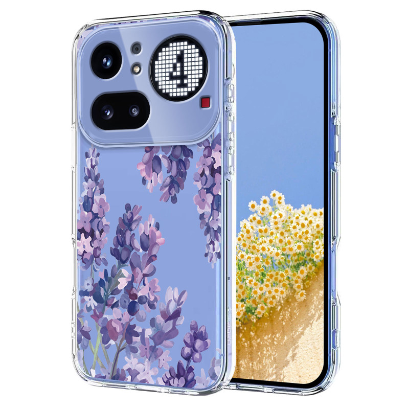 Case Nothing Phone (4a) Pro Transparant Fleurettes
