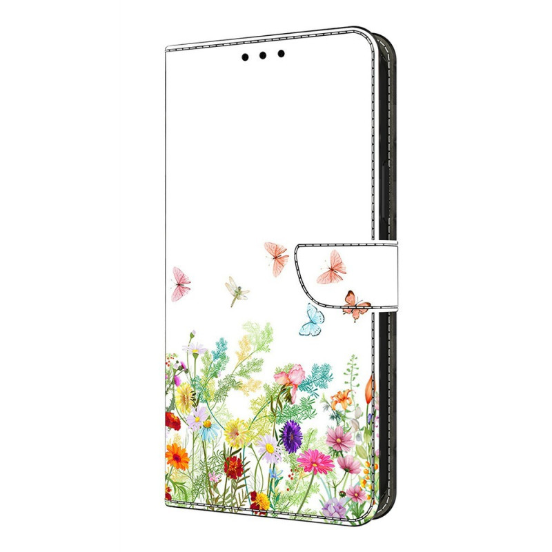 Samsung Galaxy A27 5G Hoesje Bloemen en Kruiden