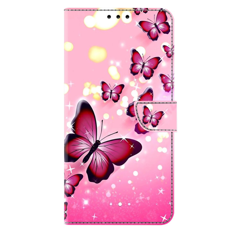 Samsung Galaxy A27 5G Hoesje Roze Vlinders
