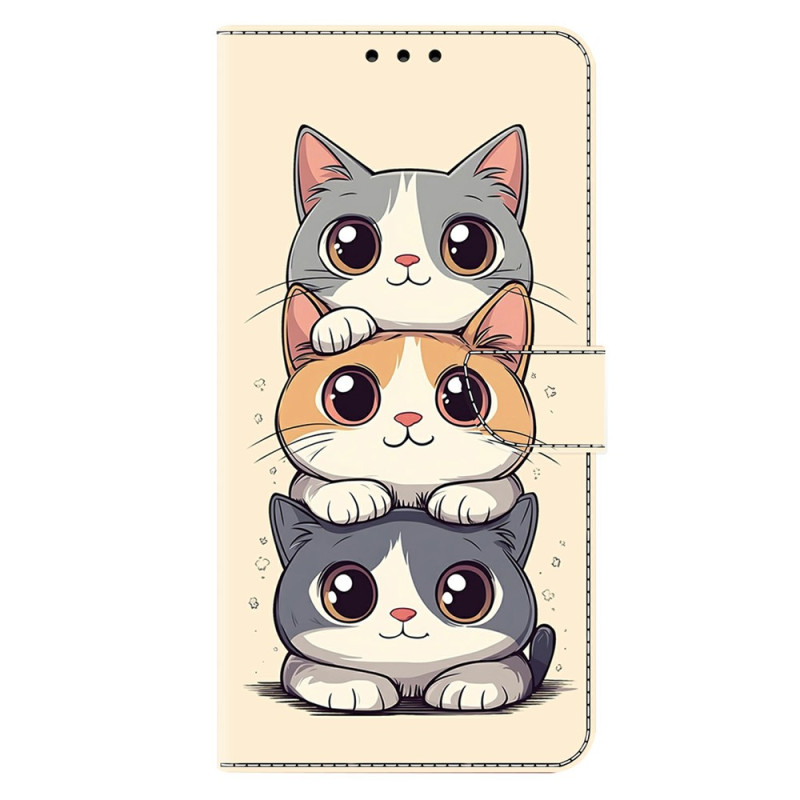 Samsung Galaxy A27 5G Hoesje Drie Katten