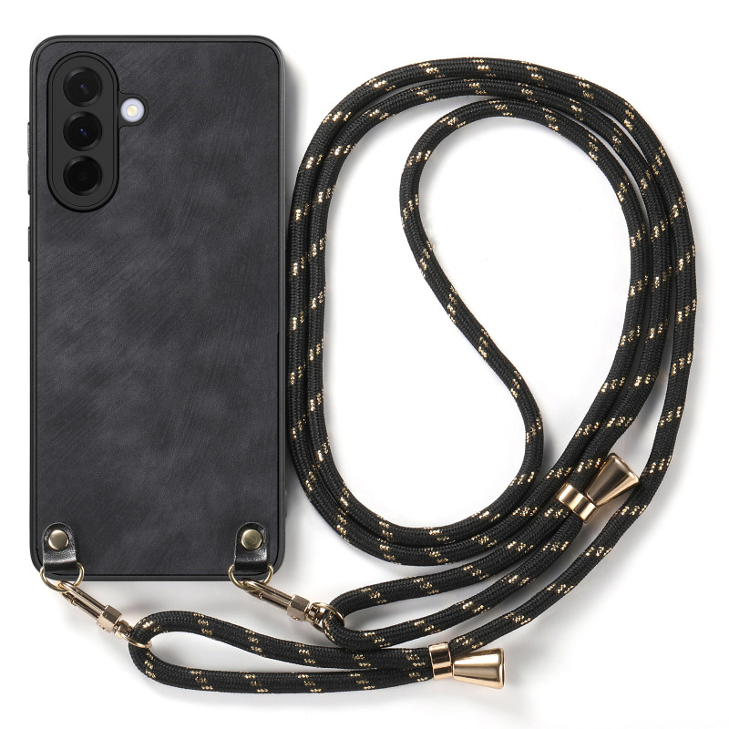 Samsung Galaxy A27 5G Retro hoesje met koordje