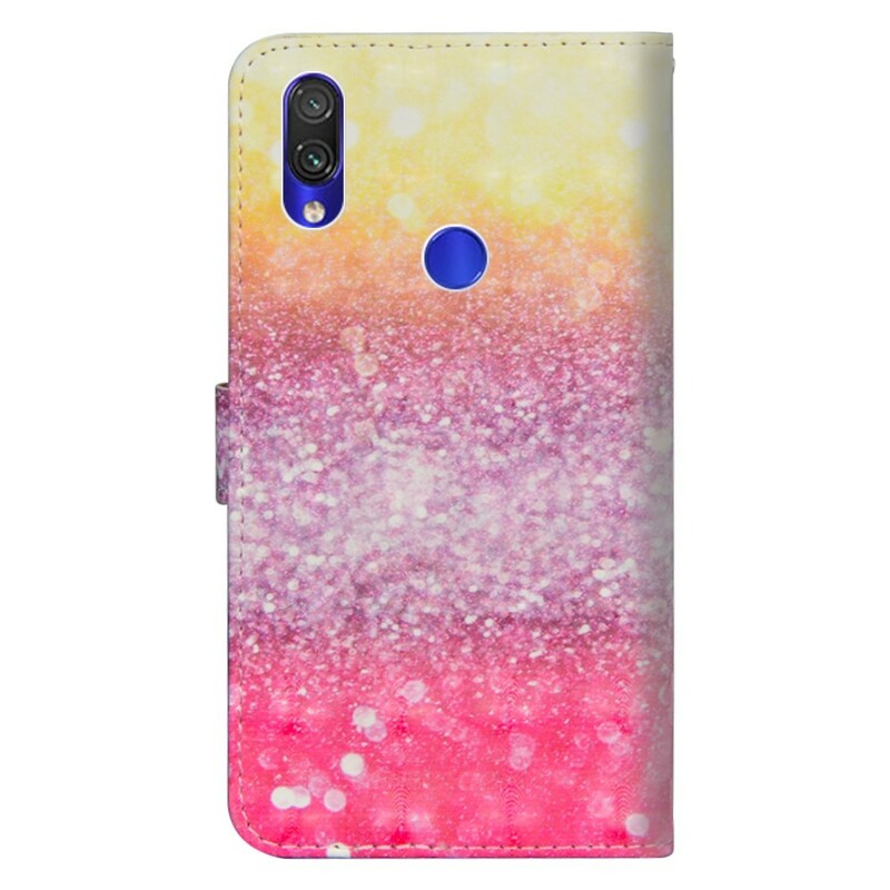 Xiaomi Redmi Note 7 Glitter Cover Magenta's