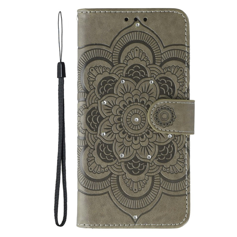 Housse Honor Magic 8 Pro Mandala et Strass