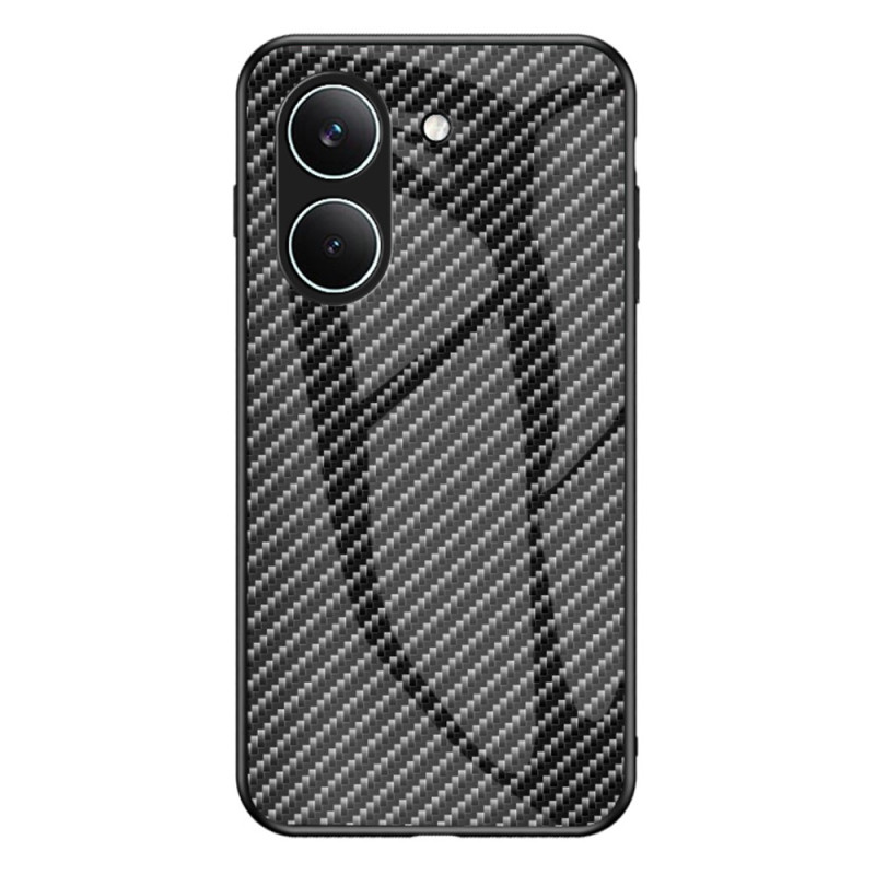 Hoesje Poco X8 Pro 5G Gehard Glas Gesign Koolstofvezel