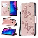 Xiaomi Redmi Note 7 Vlinder afgedrukt Strap Case