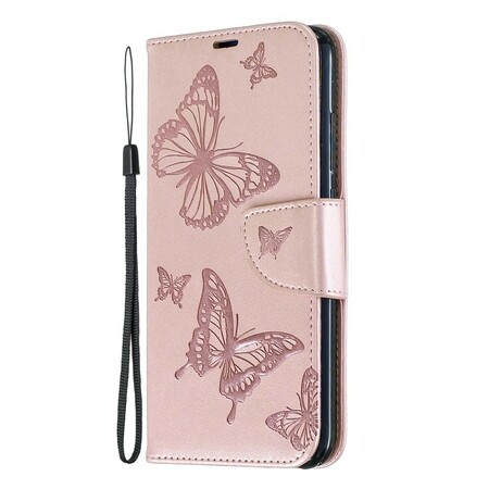Xiaomi Redmi Note 7 Vlinder afgedrukt Strap Case