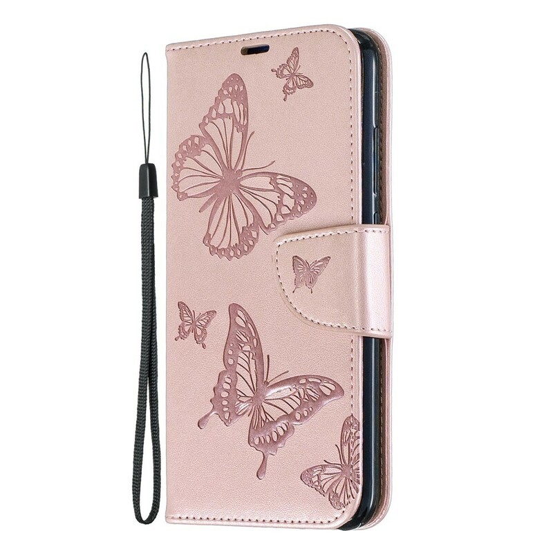 Xiaomi Redmi Note 7 Vlinder afgedrukt Strap Case