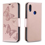 Xiaomi Redmi Note 7 Vlinder afgedrukt Strap Case