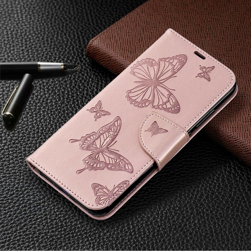Xiaomi Redmi Note 7 Vlinder afgedrukt Strap Case
