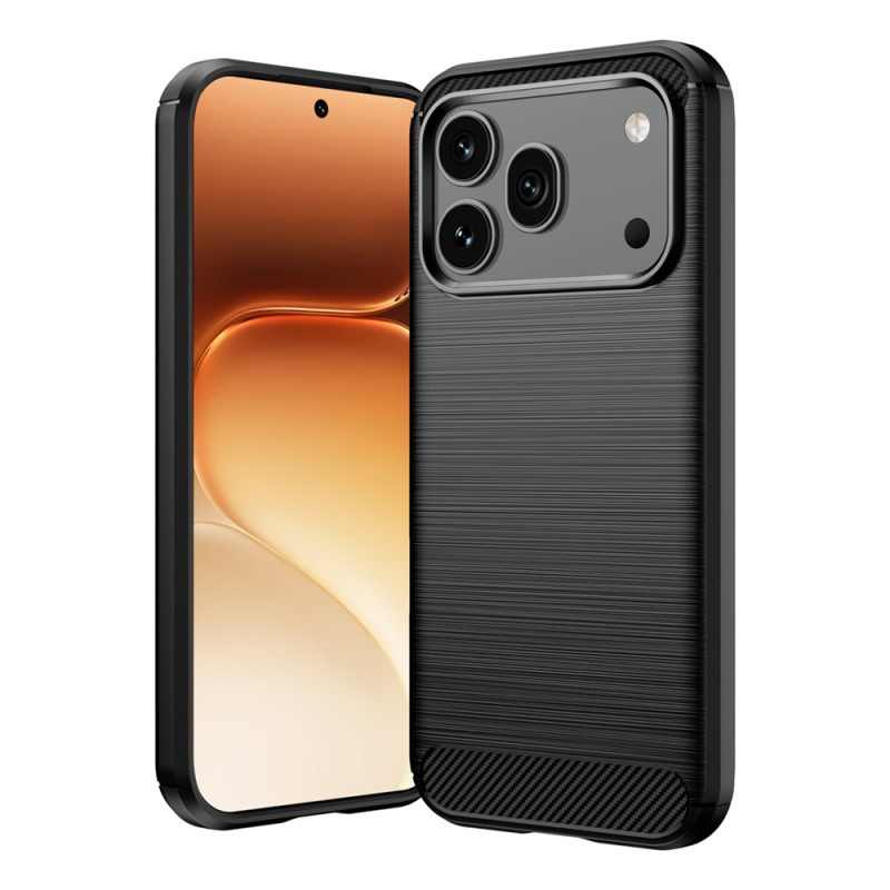 Honor 600 / 600 Pro Geborsteld koolstofvezel hoesje