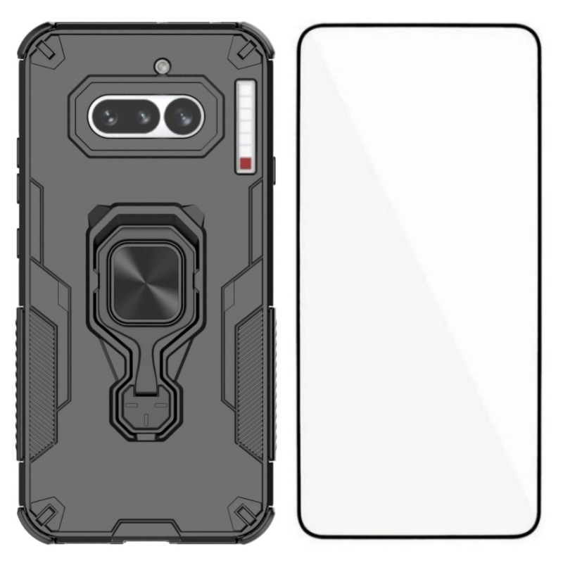 Nothing Phone (4a) Ring Bestand Geval met Screen Protector