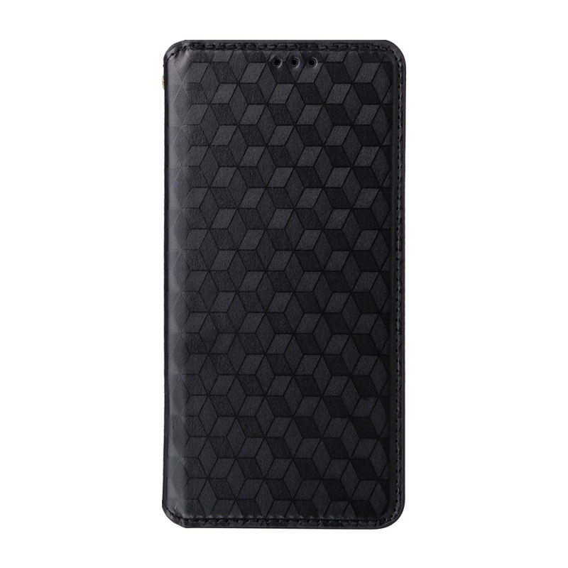 Flip Cover Moto G67 Power / G57 Power Textuur Glanzend