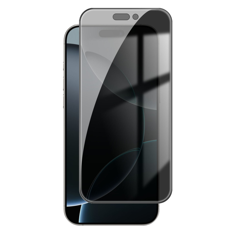 Anti-Spion Gehard Glas Bescherming voor iPhone 16 Pro Scherm