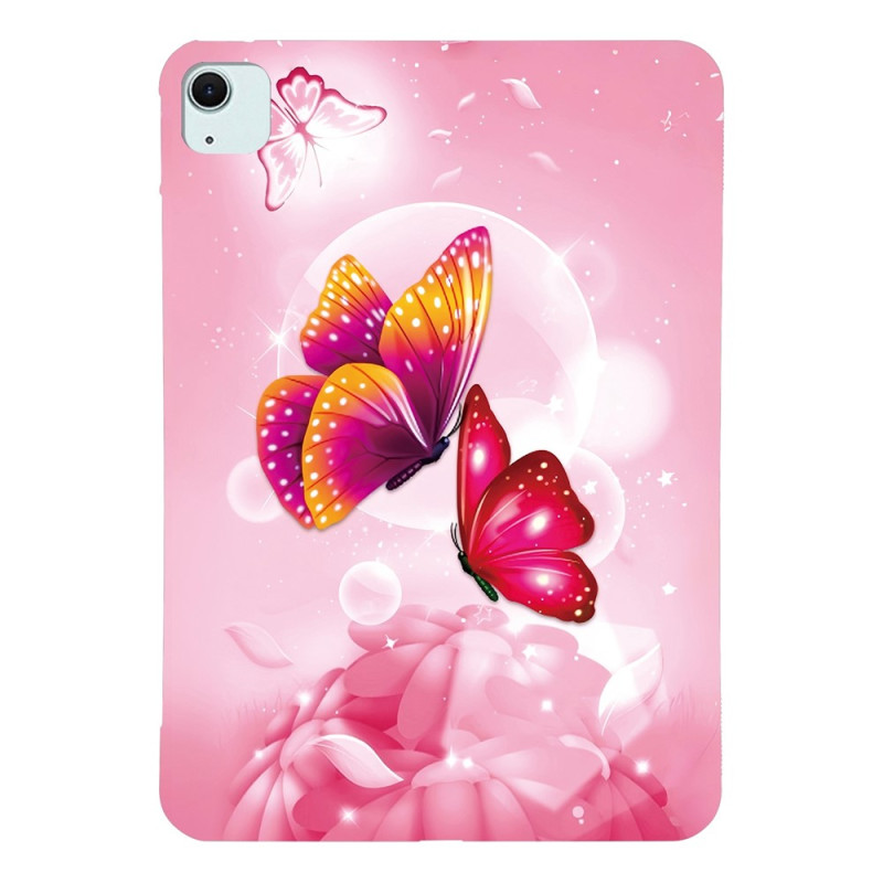 iPad Cover Air 13 (2026) 2025) (2024) / Pro 12.9 Roze Vlinders