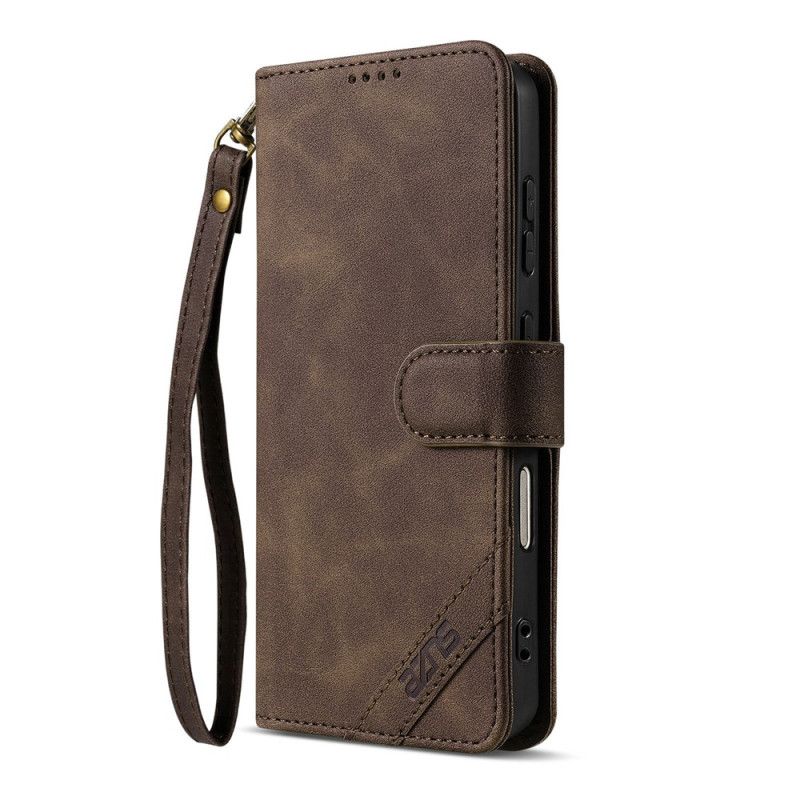 Honor 600 Pro Suede Stijl Hoesje met Koord AZNS