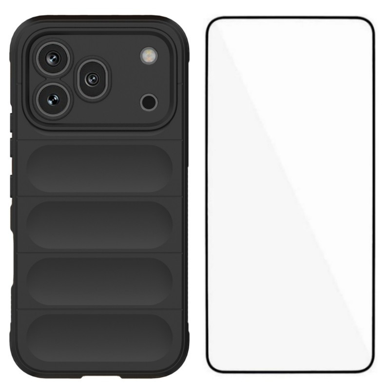 Honor 600 Pro antislipbehuizing met screenprotector