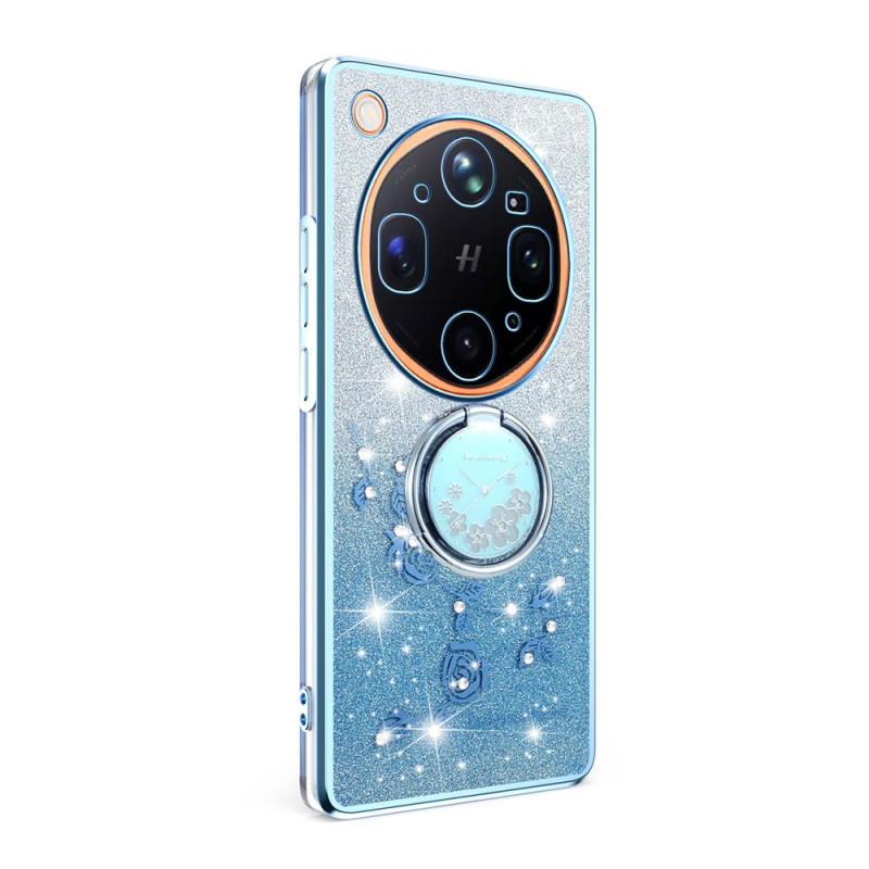 Oppo Find X9 Ultra hoesje Strass en bloemen ring-ondersteuning KADEM