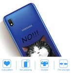 Samsung Galaxy A10 hoesje De kat die nee zegt