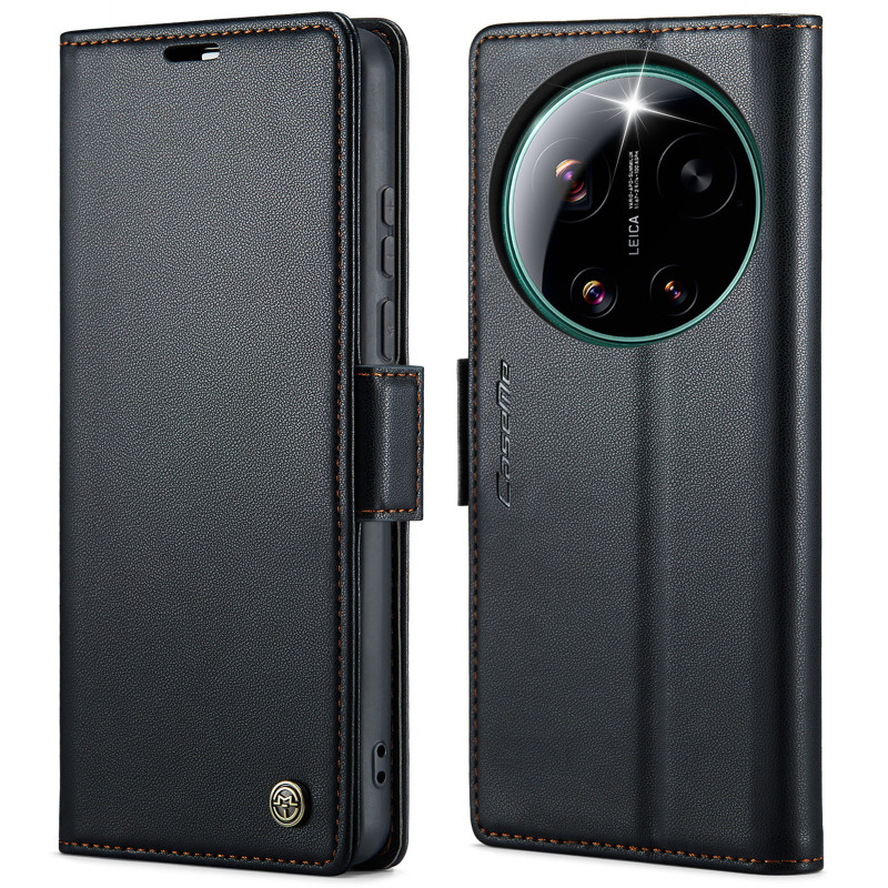 Xiaomi 17 Ultra Kunstlederen Hoesje CASEME