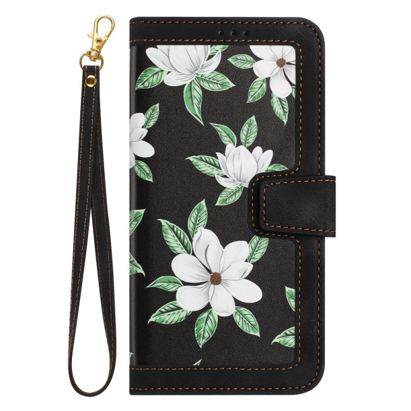 Xiaomi 17T Gebloemd Etui met Koord