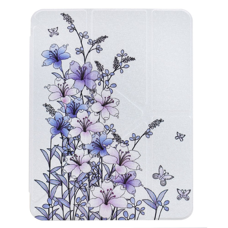 Slimme hoes iPad Air 11 / Pro 11 / Air Origami Bloemenontwerp