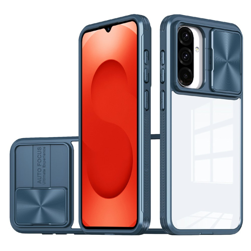 Samsung Galaxy A26 5G transparant hoesje met uitschuifbaar camera-omslag