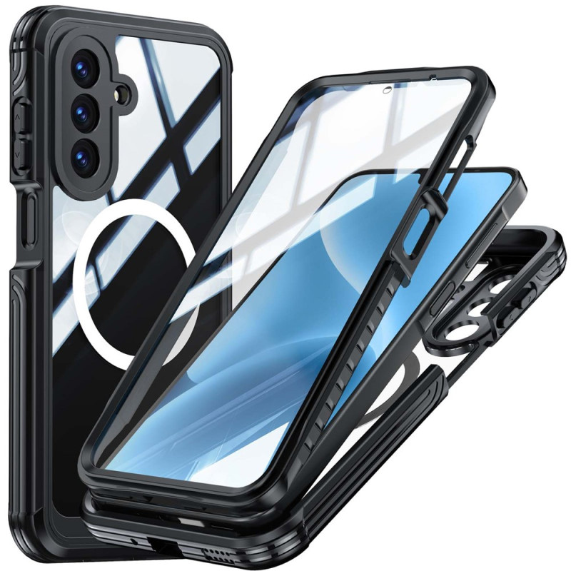 Samsung Galaxy A17 4G / 5G Magnetisch Hoesje met Geïntegreerd Gehard Glas