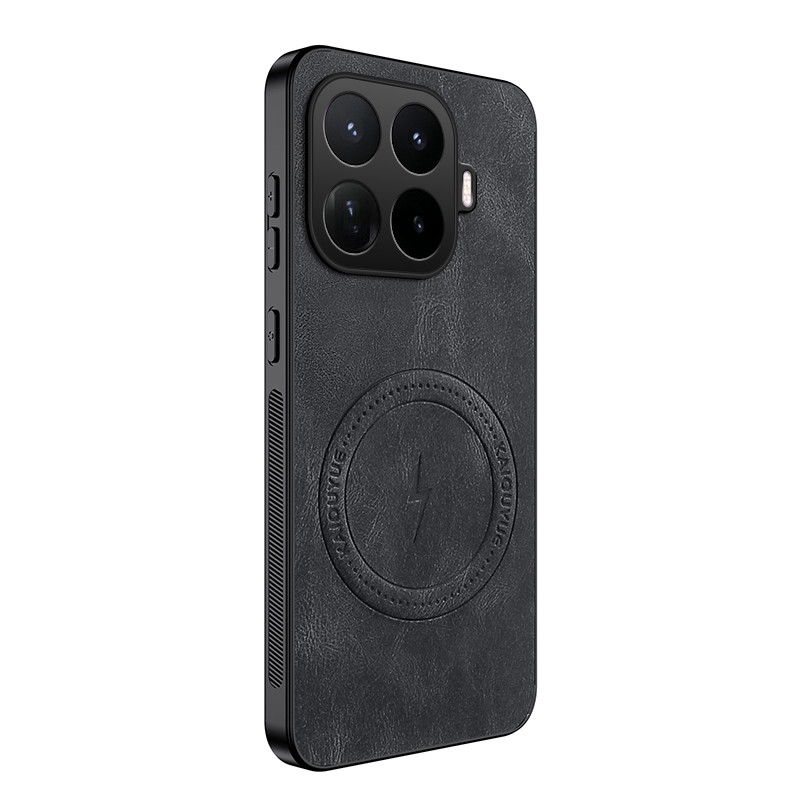 Xiaomi 17T Pro-hoesje met magnetische sluiting en leerlook
