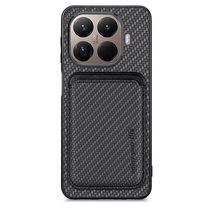 Xiaomi 17T Pro koolstofvezel hoesje afneembare kaarthouder