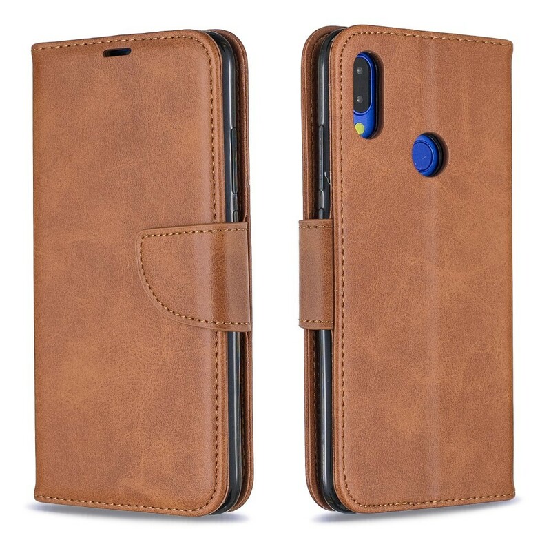 Xiaomi Redmi Note 7 Case gladde schuine klep