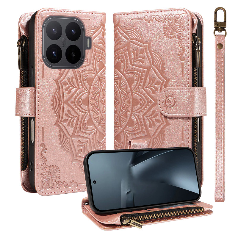 Xiaomi 17T Pro Portemonnee Hoesje Mandala (RFID-blokkering)