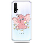 Honor 20 Clear Case Elephant Pink