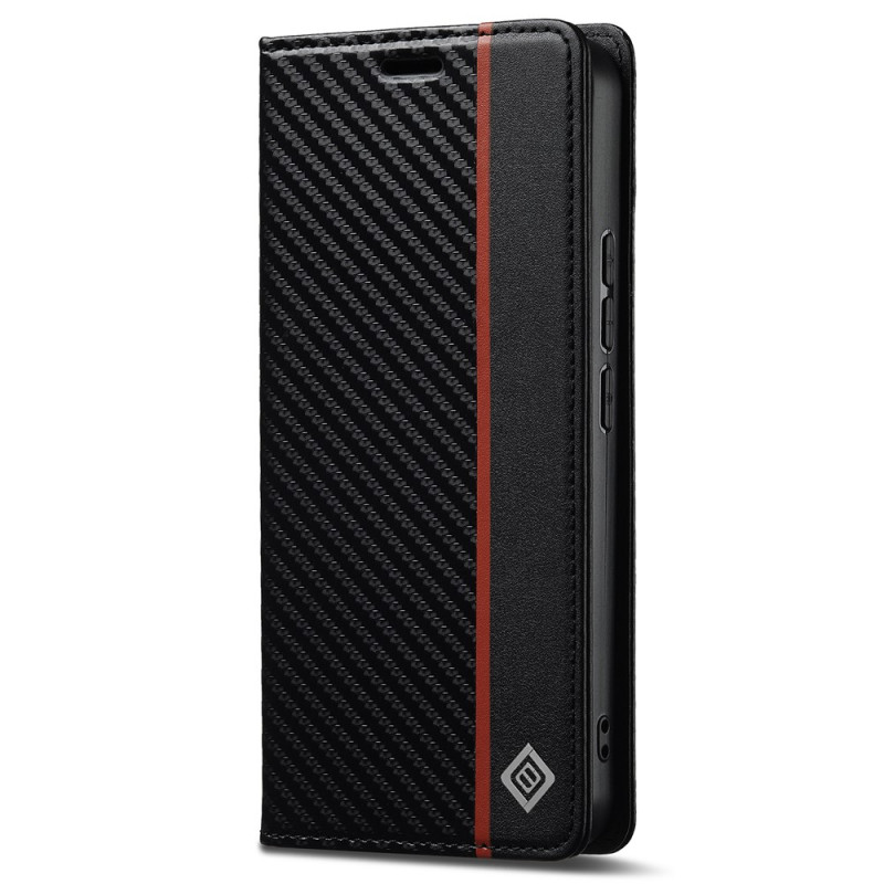 Flipcover voor Xiaomi 17T van koolstofvezel van LC.IMEEKE