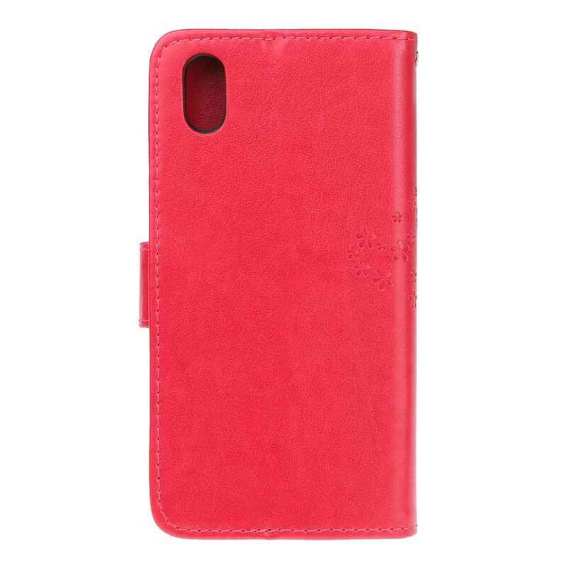 Hoesje Huawei Y5 2019 Boom en Uilen met riem