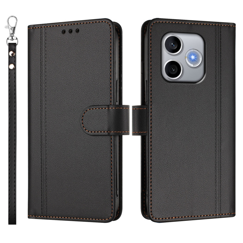 Honor 600 Smart-hoesje met portemonnee en 9 kaarthouders