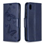 Huawei P30 Hoesje met Vlinders en Schuine Klep