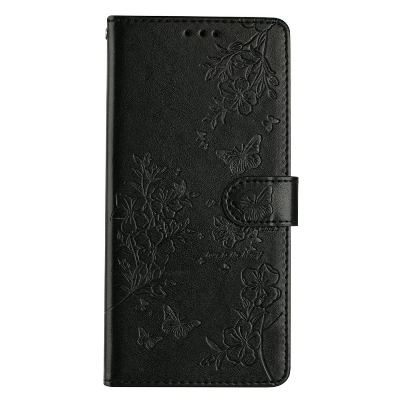 Xiaomi 17T-hoesje met vlinder- en bloemmotief