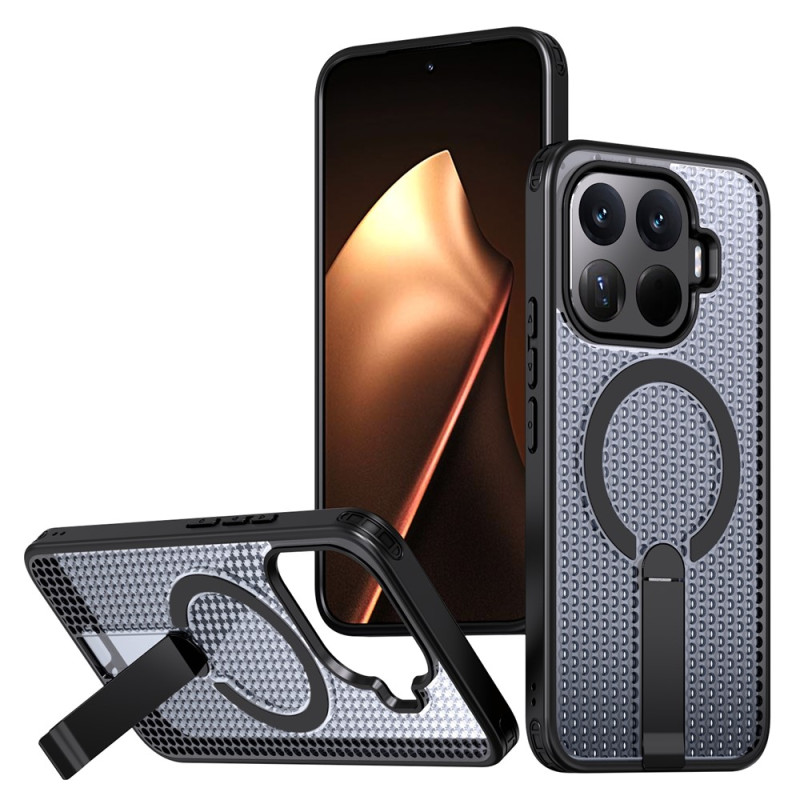 Xiaomi 17T-hoesje met magneet, houder en ruitpatroon