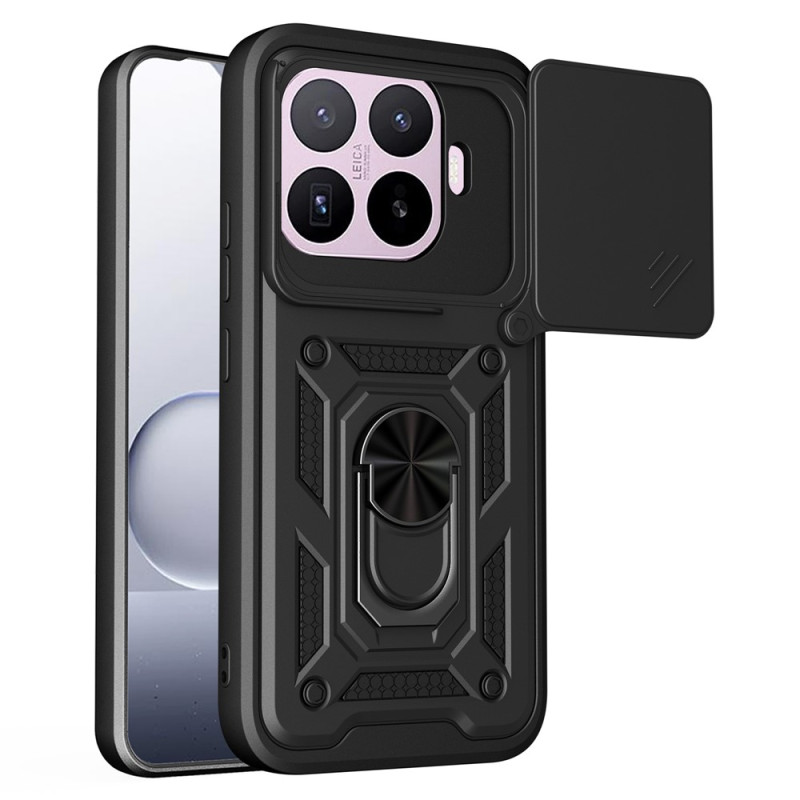 Xiaomi 17T-hoesje met uitschuifbare camerabescherming en geïntegreerde houder