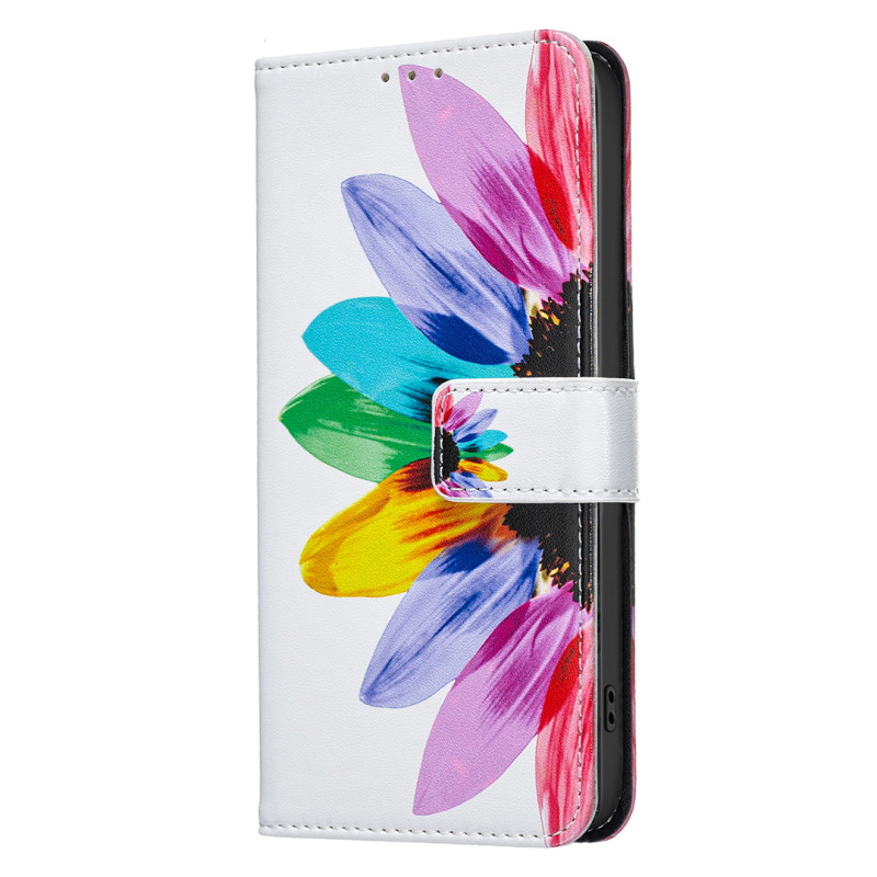 Xiaomi 17T-hoesje met aquarelafbeelding van een zonnebloem