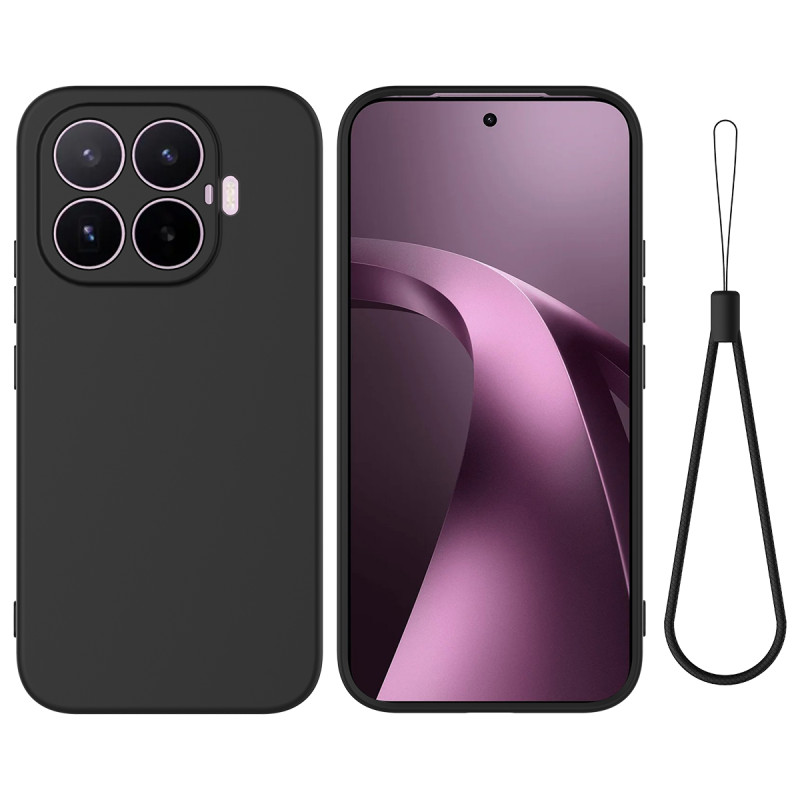 Xiaomi 17T-hoesje van vloeibaar siliconen met draagriempje